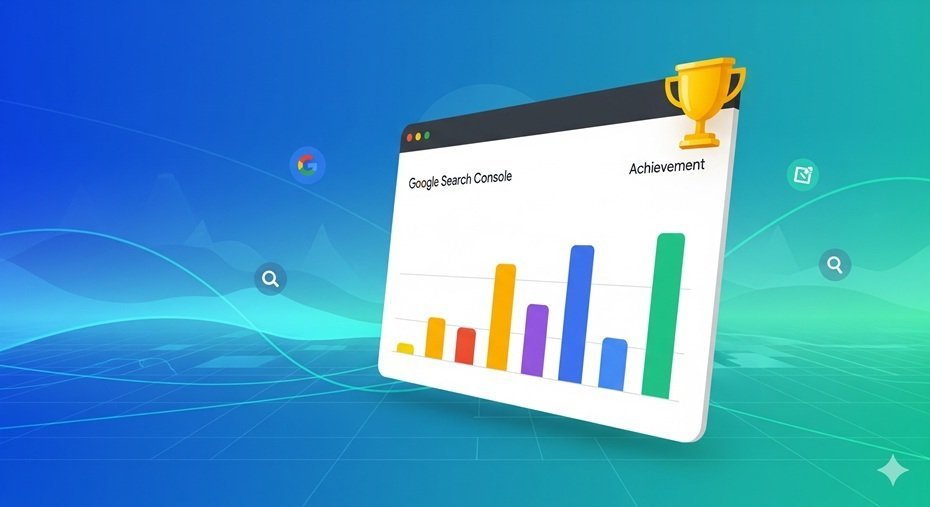 Google Search Console rolled out a new “Achievements” section