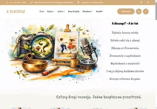 adlaczego.art Desktop View