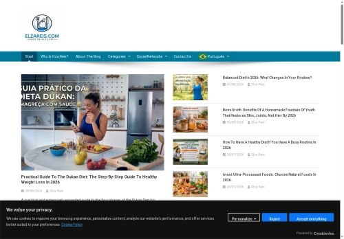 elzareis.com Desktop View