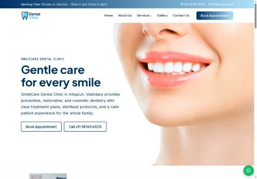 maagroup-dental-clinic.web.app Desktop View