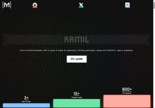 marlox.dev Desktop View