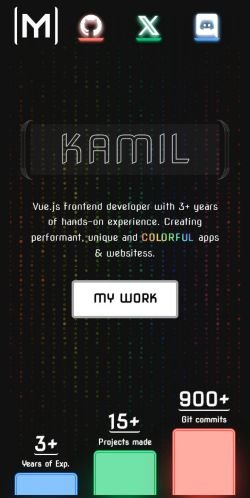 marlox.dev Mobile View