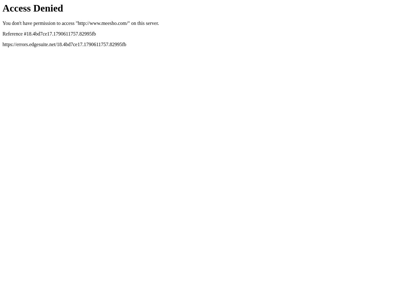 meesho.com Desktop View