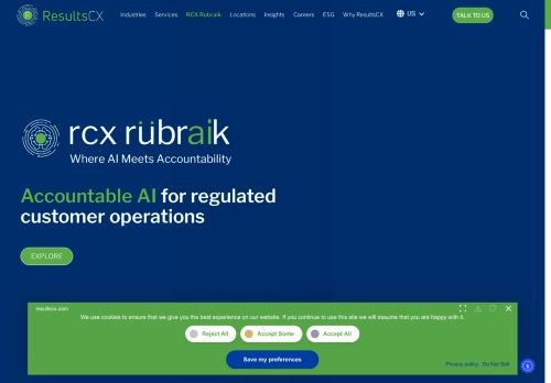resultscx.com Desktop View