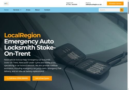 www.localregion.co.uk Desktop View